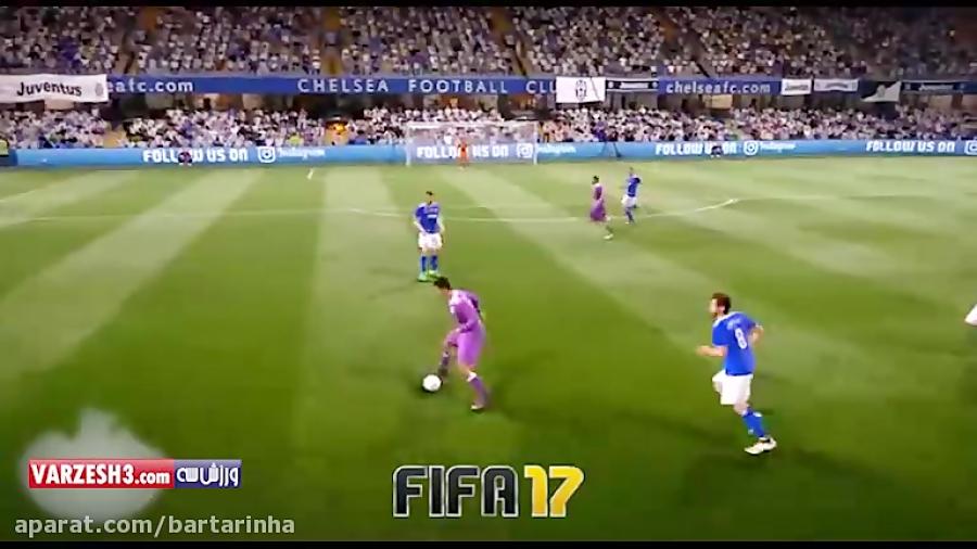 مقایسه شوت راه دور FIFA 17 PES 17