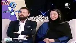 بوسه محسن افشانی در آنتن زنده شبکه دوم سیما