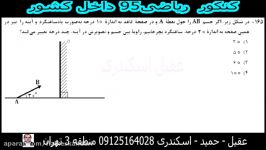 آموزش نکات آیینه تخت فیزیک کنکور یک دقیقه یک تست 119