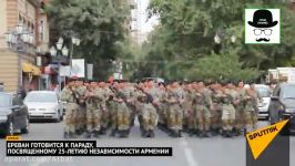 رژه بزرگ ارتش ارمنستان در 25 سالروز استقلال ارمنستان