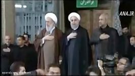 حضور رئیس جمهور در مراسم عزاداری عاشورای حسینی