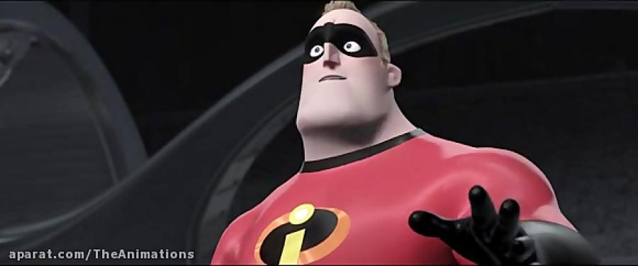 انیمیشن شگفت انگیزان دوبله فارسی  The Incredibles 2004