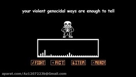 undertale bold sans song