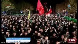 تجمع بزرگ شب عاشورا  نوای حاج محمدرسول کریمی