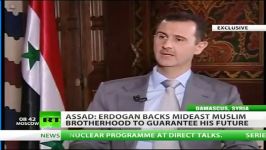 مصاحبه بشار اسد شبکه خبری راشا تودی