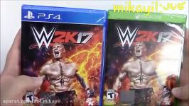 آنباکسینگ بازی WWE 2K17 برای xbox one وps4