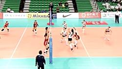 سابینا آلتین بکوآ بانوی زیبای والیبال قزاقستان جهان