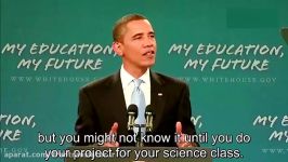 سخنرانی اوباما در جمع دانشجویان زیرنویس انگلیسی