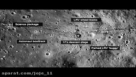 تصاویر ناسا محل فرود آپولو 17 بر سطح ماه