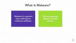 دانلود آموزش امنیت سایبری  آشنایی Malware ها جلوگ