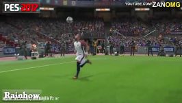 مقایسه کامل PES 17 FIFA 1۷ حرکات تکنیکی