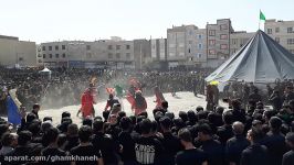 نمایی جنگ نمایان سیدالشهدا ع در ظهر عاشورا