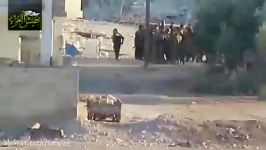 قتل جمع کثیری نیروهای سوری بر اثر شلیک یک موشک تاو