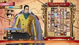 One Piece Burning Blood All Characters Playable