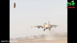 نابودی کاروان های فراری داعش موصل توسط جنگنده عراقی