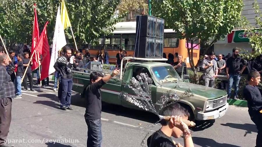 مداحی رجز خوانی كربلایی حسین محمد در مراسم زنجیر زنی