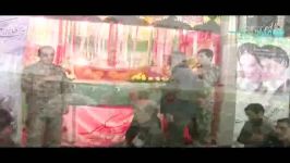 تشییع شهید مدافع حرم حمید خادمی در حبیب آباد