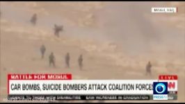 جدید موصل لحظه انفجار یک داعشی در عملیات موصل سوریه