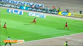 گل اول پرسپولیس به استقلال خوزستان احمدزاده