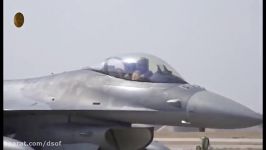 درهم کوبیدن مواضع داعش در موصل توسط جنگنده F16 عراقی
