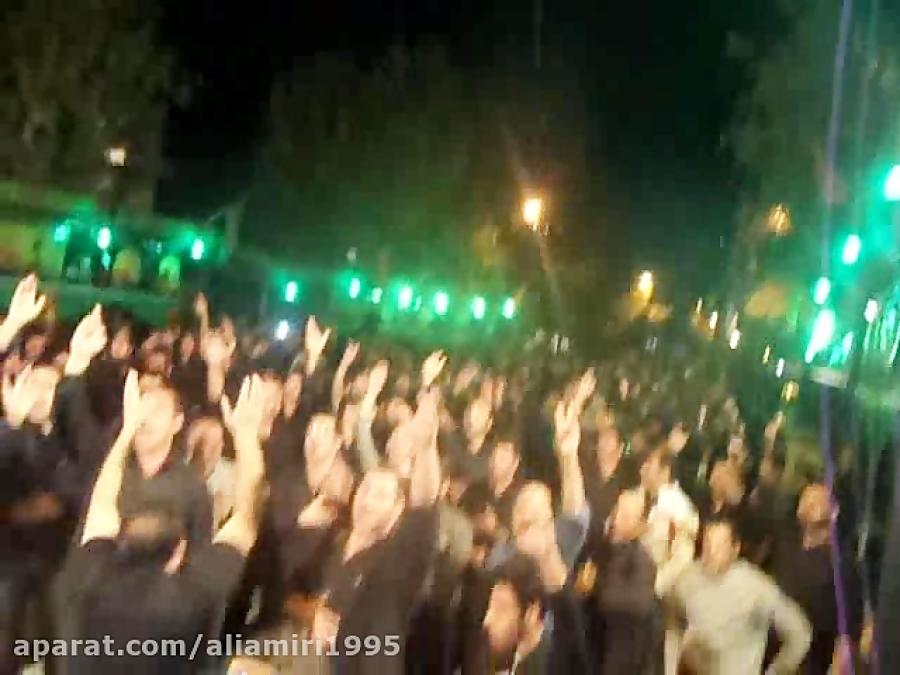 مداحی باقر مهران نژاد هیئت عاشقان حسینی شب عاشورا 95