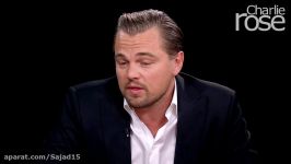 Leonardo dicaprio in Charlie rose