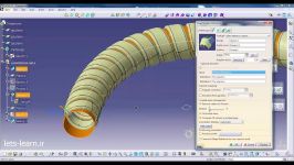 ساخت مدل سیم تلفن در کتیا CATIA