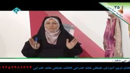 آموزش دوخت لباس ساده تابستانه بارداری خانم عمرانی