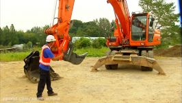 Doosan DXQ Quick Coupler Operation by Sam Machine