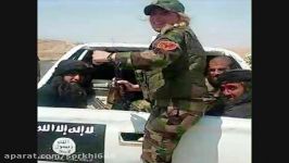 یک پیشمرگه زن ، 3 تروریست داعشی را اسیر کرد موصل سوریه
