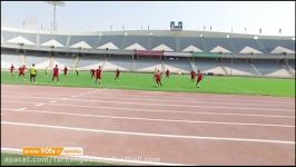 گزارشی تمرین تیم ملی در ورزشگاه آزادی نود ۱۲ مهر
