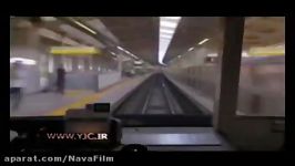 لحظه خودکشی مردی در ایستگاه قطار داخل کابین راننده