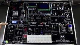 راه اندازی موتور پله ای به کمک مجموعه آموزشی FPGA