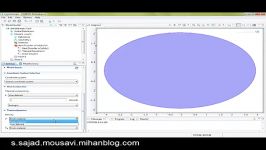 حل یک مساله در نرم افزار COMSOL Multiphysics 4.2a