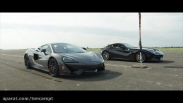 درگ ریس McLaren 570S vs Lamborghini Huracan