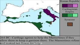 نقشه جنگ اول پونیککارتاژ روم