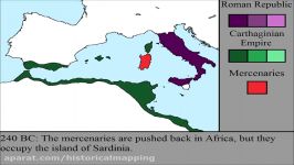 نقشه جنگ دوم پونیک کارتاژ روم