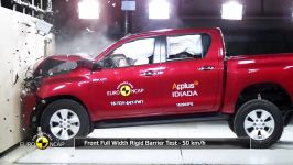 تست ایمنی Euro NCAP برای تویوتا هایلوکس مدل 2016
