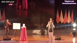 اجرای آهنگ دلتنگ توسط حامد زمانی جشنواره فیلم مقاومت