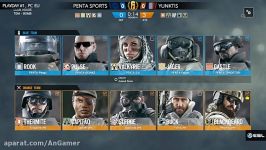 لیگ اروپا Rainbow six PENTA Sports vs Yunktis