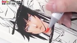 Tite Kubo Drawing the Cover of Databook 13 BLADEs