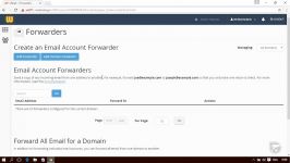 آموزش Cpanel  قسمت 32 پاس دهنده های ایمیل یا Forwarder