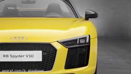 آئودی R8 Spyder V10  چراغهای LED لیزر