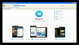 فیلم آموزشی نحوه نصب تلگرام برروی کامپیوتر