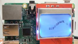 راه اندازی شیلد LCD نوکیا رزبری پای Raspberry Pi