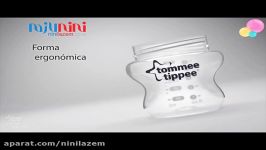 شیشه شیر طلقی تامی تیپ Tommee Tippee ضدنفخ مشابه سینه