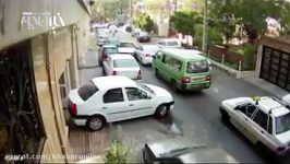 اتفاقی عجیب در تهران  رانندگی جنون آمیز به سبک GTA