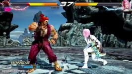 گیم پلی بازی Tekken 7 مبارزه Akuma VS Alisa