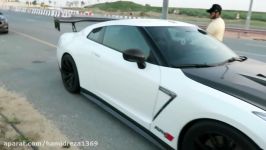 عربده کشیدن اگزوز Nissan GTR