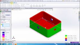 آموزش نوار ابزار Mold design در Solidworks